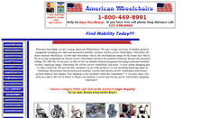 Desktop Screenshot of americanwheelchairs.com